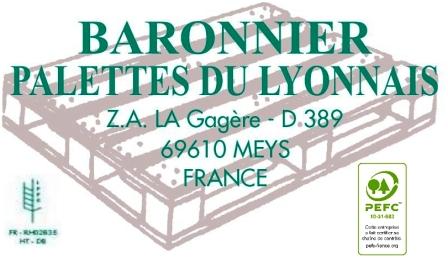 BARONNIER Palettes du Lyonnais